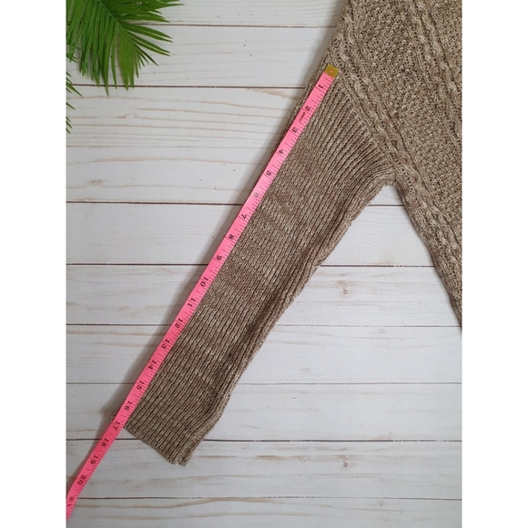 CozyCasual Chunky Knit off-the-shoulder Sweater, Women's Large - Picture 10 of 11